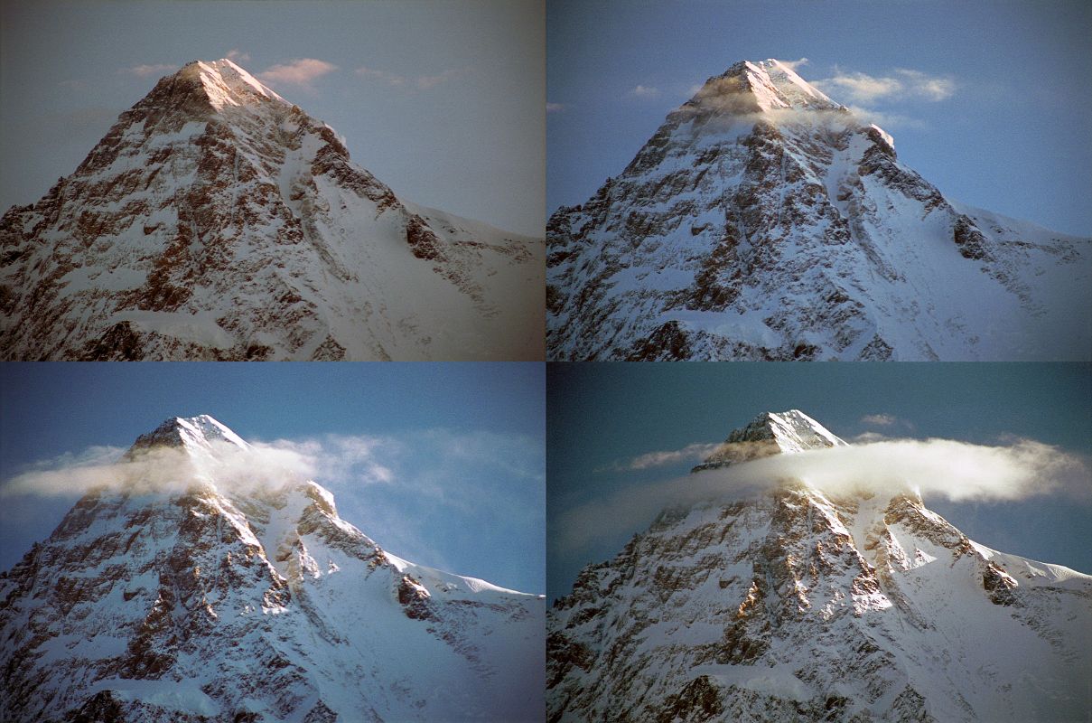 23 The First Rays Of Sunrise Slowly Descend K2 From Concordia